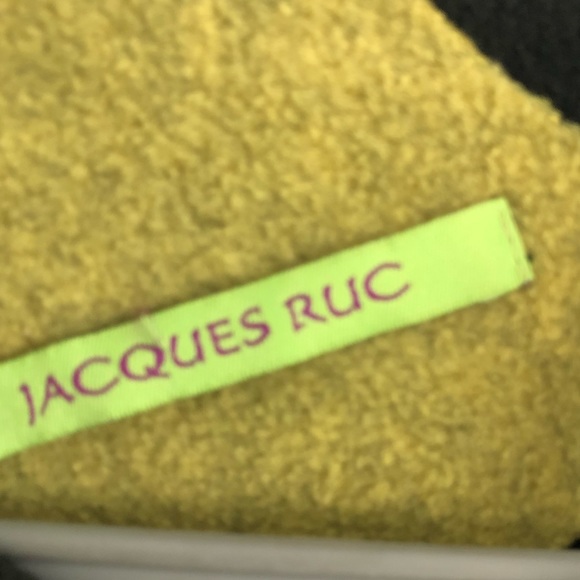 Jacques Ruc Fleece Jacket Coat Art To Wear - Picture 2 of 6